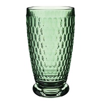 Since 1748, families the world over have turned to Villeroy & Boch for fine European porcelains. Today, they design a wealth of stemware to complement the Villeroy & Boch style. Boston Green is a heavy crystal glassware pattern with short stems. Boston Stemware also available in Clear, Blue, and Red. Also available are the double old fashioned glass and highball glass. Since 1748, families the world over have turned to Villeroy & Boch for fine European porcelains. Today, they design a wealth of stemware to complement the Villeroy & Boch style. Boston Green is a heavy crystal glassware pattern with short stems. Boston Stemware also available in Clear, Blue, and Red. Also available are the double old fashioned glass and highball glass.