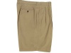 Club Room Twill Solid Pebble Casual Shorts