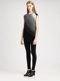 This snug, form-fitting stretch style is tailored with alluring mesh insets up the sides.Elastic waistSheer side insetsInseam, about 3770% wool/27% polyamide/3% elastaneDry cleanMade in ItalyModel shown is 5'9 (175cm) wearing US size 4. This snug, form-fitting stretch style is tailored with alluring mesh insets up the sides.Elastic waistSheer side insetsInseam, about 3770% wool/27% polyamide/3% elastaneDry cleanMade in ItalyModel shown is 5'9 (175cm) wearing US size 4.