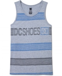 Get tanked. This shirt from DC Shoes is a striped staple for your summer look. (Clearance) Get tanked. This shirt from DC Shoes is a striped staple for your summer look. (Clearance)