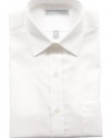 Michael Kors Non-iron Textured Pique Dress Shirt - White