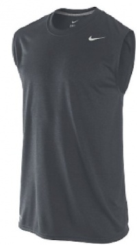 Nike Legend Dri Fit Polyester Anthracite Sleeveless Shirt Nike Legend Dri Fit Polyester Anthracite Sleeveless Shirt
