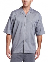 Nautica Men's Captains Herringbone Woven Camp Shirt Nautica Men's Captains Herringbone Woven Camp Shirt