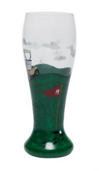 Lolita Hand Painted 19th Hole Pilsner Glass Lolita Hand Painted 19th Hole Pilsner Glass
