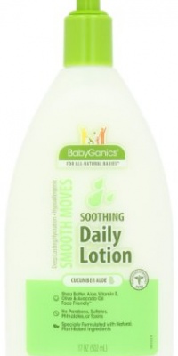 Babyganics Smooth Moves Lotion, Cucumber Aloe with Pump, 17 Ounce (Pack of 2) Babyganics Smooth Moves Lotion, Cucumber Aloe with Pump, 17 Ounce (Pack of 2)