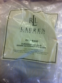 Lauren Ralph Lauren Classic European Square Pillow, 26x26 Lauren Ralph Lauren Classic European Square Pillow, 26x26