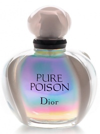 New from Christian Dior, Pure Poison for the seductress within. A modern, sensually floral fragrance with top notes of sweet orange, Calabrean bergamot, and Sicilian mandarin that segue into middle notes of orange flower, jasmine samac, and hydroponic living gardenia finished by base notes of sandalwood, white amber and musk. Made in France. New from Christian Dior, Pure Poison for the seductress within. A modern, sensually floral fragrance with top notes of sweet orange, Calabrean bergamot, and Sicilian mandarin that segue into middle notes of orange flower, jasmine samac, and hydroponic living gardenia finished by base notes of sandalwood, white amber and musk. Made in France.