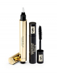 This set includes Award winning and best selling Touche Eclat in Shade #2. This luminizing pen brings light and radiance to the skin and brightens the complexion. Set also includes a deluxe Volume Effet Faux Cils Shocking Mascara, the perfect way to achieve dramatic lashes. This set includes Award winning and best selling Touche Eclat in Shade #2. This luminizing pen brings light and radiance to the skin and brightens the complexion. Set also includes a deluxe Volume Effet Faux Cils Shocking Mascara, the perfect way to achieve dramatic lashes.