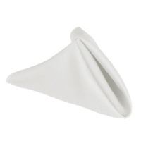 20 in. Polyester Napkins (1dz) White 20 in. Polyester Napkins (1dz) White