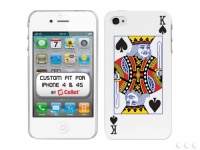 Apple iPhone 4S / 4 / 4G King of Spades Card Cellet Design Proguard Rubberized Snap On Protector Cover Case - Includes TWO Bonus Personal Charm Straps! Apple iPhone 4S / 4 / 4G King of Spades Card Cellet Design Proguard Rubberized Snap On Protector Cover Case - Includes TWO Bonus Personal Charm Straps!