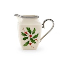 Lenox Holiday Platinum Square Creamer Lenox Holiday Platinum Square Creamer