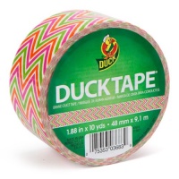 Duck Brand Zig Zags Printed All Purpose Duct Tape, 1.88 Inches x 10 Yards, 280978 Duck Brand Zig Zags Printed All Purpose Duct Tape, 1.88 Inches x 10 Yards, 280978