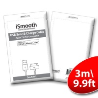 Apple USB Cable 9.9ft (3m) - Apple 30 Pin Compatible Cable Designed to Sync and Charge iPhone 3 3G 3GS 4 4S - iPad 1 2 3 - iPod Touch Nano Shuffle - Premium Quality with Connectors Manufactured by Apple, Inc. - The ONLY Cable with a 10 Year Guarantee Apple USB Cable 9.9ft (3m) - Apple 30 Pin Compatible Cable Designed to Sync and Charge iPhone 3 3G 3GS 4 4S - iPad 1 2 3 - iPod Touch Nano Shuffle - Premium Quality with Connectors Manufactured by Apple, Inc. - The ONLY Cable with a 10 Year Guarantee