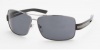 Prada Sunglasses PR54IS 5AV/5Z1 Gunmetal/Grey Polarized 64mm