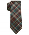 Contrast goes classy with this plaid Penguin tie.