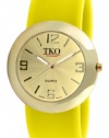 TKO ORLOGI Women's TK614-GYL Gold Slap Metal Yellow Watch