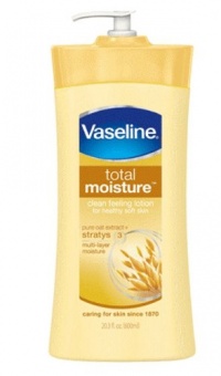 Vaseline Total Moisture, Body Lotion, Pure Oat Extract, Packaging May Vary, 20.3 Fl Oz. . (Pack of 3) Vaseline Total Moisture, Body Lotion, Pure Oat Extract, Packaging May Vary, 20.3 Fl Oz. . (Pack of 3)