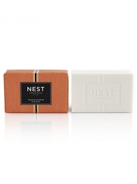 Orange blossom, orchid, tiare flower and freesia are combined with tangerine, lemon and musk. This lightly scented French-milled bar soap contains shea butter and almond oil to create a rich, luxurious lather while cleansing and nourishing the skin. 8.8 oz. Orange blossom, orchid, tiare flower and freesia are combined with tangerine, lemon and musk. This lightly scented French-milled bar soap contains shea butter and almond oil to create a rich, luxurious lather while cleansing and nourishing the skin. 8.8 oz.