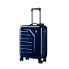 The 22 ultra-lightweight Victorinox Spectra™ carry-on travel case boasts a crush-proof shell and an adjustable handle that accommodates travelers of different heights. The eight-wheel double caster system makes for a smooth ride, while the exterior raised ridges increase strength. Interior zippered mesh divider wall.