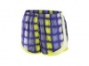 Nike Women's Printed Tempo Running Shorts-Purple/Yellow/White