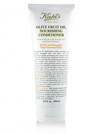 Formulated for dehydrated, under-nourished, and damaged hair, this lightweight, easily-rinsed conditioner deeply moisturizes and restores a healthy look to hair. Formula mimics natural oils that coat healthy hair Blend of avocado oil, lemon extract, olive fruit oil Locks are left shiny, soft without added weight Ideal for sun, chemical or heat damaged hair Olive Fruit Oil Conditioner, 6.8 oz. Formulated for dehydrated, under-nourished, and damaged hair, this lightweight, easily-rinsed conditioner deeply moisturizes and restores a healthy look to hair. Formula mimics natural oils that coat healthy hair Blend of avocado oil, lemon extract, olive fruit oil Locks are left shiny, soft without added weight Ideal for sun, chemical or heat damaged hair Olive Fruit Oil Conditioner, 6.8 oz.