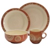 Denby Fire Chili 16-Piece Dinnerware Set, Service for 4