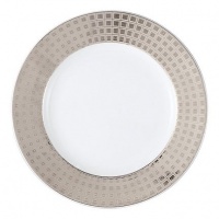 Bernardaud Athena Platinum Accent B&B Plate (Full Rim Design) Bernardaud Athena Platinum Accent B&B Plate (Full Rim Design)