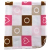 Luvable Friends Printed Fleece Blanket, Pink