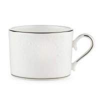 Lenox Floral Veil Bone China Platinum Banded Cup Lenox Floral Veil Bone China Platinum Banded Cup