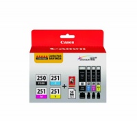 Canon PGI-250/CLI-251 Ink/Paper Combo Pack Ink Canon PGI-250/CLI-251 Ink/Paper Combo Pack Ink
