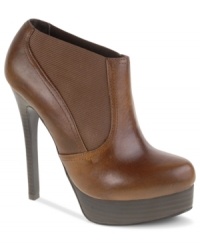Treasure your toes. Chinese Laundry's Lolaa platform shooties feature elastic stretch gore around the ankle for a look that's both stylish and comfortable. Treasure your toes. Chinese Laundry's Lolaa platform shooties feature elastic stretch gore around the ankle for a look that's both stylish and comfortable.
