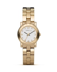 Make time for shine. It might be mini but this gold-plated stainless steel watch from MARC BY MARC JACOBS makes a major round-the-clock statement. Make time for shine. It might be mini but this gold-plated stainless steel watch from MARC BY MARC JACOBS makes a major round-the-clock statement.