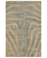 Not your everyday animal print, this distinctive rug interprets a classic motif into a chic, contemporary design. The Serengeti rug is hand-tufted of plush wool, creating a durable piece with an incredibly soft hand. Not your everyday animal print, this distinctive rug interprets a classic motif into a chic, contemporary design. The Serengeti rug is hand-tufted of plush wool, creating a durable piece with an incredibly soft hand.