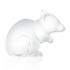 This collectible mouse object from Lalique makes a sweet, whimsical statement in sparkling, handcrafted clear crystal.