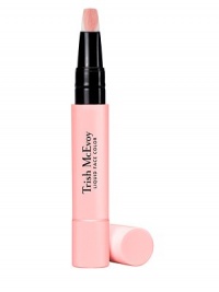 For the look of optimum health, lend your cheeks a carefree dose of long-lasting ultra-natural color with Trish's complexion-enhancing Liquid Face Color. Weightless fluid formula gives your cheeks a sheer wash of color that appears to come from within. Achieve perfect placement with the travel-friendly, easy-to-use, click-pen brush applicator, for total control of when and where you blush. 