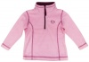 GutsyToddler Girls Light Pink Long Sleeve Heart Logo Fleece Jacket/Top 2T 3T 4T