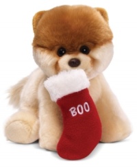 As cute as the real thing but even better behaved, this plush replica of America's cutest dog, Boo, will fetch squeals of delight from any animal lover. From Gund. As cute as the real thing but even better behaved, this plush replica of America's cutest dog, Boo, will fetch squeals of delight from any animal lover. From Gund.