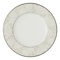 Padova is an elegant pattern with timeless appeal and features a delicate cream and pearl white motif accented with raised beading and trimmed in platinum on exquisite fine china.