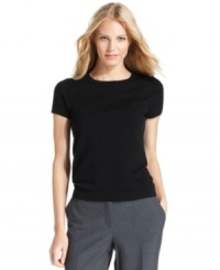Calvin Klein's slim, silk-blend sweater is a layering piece that's worth buying in multiples. Wear to the office with structured separates and into the weekend with jeans. Calvin Klein's slim, silk-blend sweater is a layering piece that's worth buying in multiples. Wear to the office with structured separates and into the weekend with jeans.