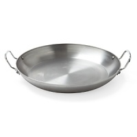 Destined for a lifetime of outstanding performance and durability, this high-quality cookware from Paderno is expertly constructed in Italy of ultra-strong carbon steel. Valued by professional chefs for its ability to yield excellent results under high heat and for the natural non-stick quality it acquires after its first seasoning with cooking oil, this assortment's sturdy material is designed to resist breakage, scratching and peeling. Destined for a lifetime of outstanding performance and durability, this high-quality cookware from Paderno is expertly constructed in Italy of ultra-strong carbon steel. Valued by professional chefs for its ability to yield excellent results under high heat and for the natural non-stick quality it acquires after its first seasoning with cooking oil, this assortment's sturdy material is designed to resist breakage, scratching and peeling.