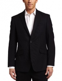 Kenneth Cole Reaction Mens Black Tic Suit Separate Coat Kenneth Cole Reaction Mens Black Tic Suit Separate Coat