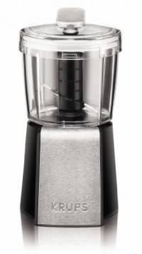KRUPS GVA20840 Mini Chopper including Emulsifying Disk for Sauces and Stainless Steel Housing, Silver KRUPS GVA20840 Mini Chopper including Emulsifying Disk for Sauces and Stainless Steel Housing, Silver