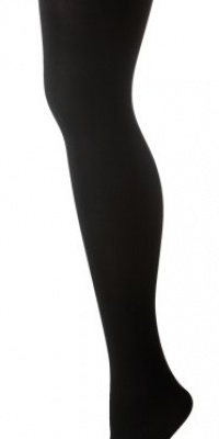HUE Women's Luster Control Top Tights, Black, Size 2 HUE Women's Luster Control Top Tights, Black, Size 2
