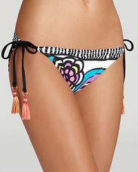 The Age of Aquarius is here-stay in tune with the times in this swimmingly psychedelic bikini bottom by Trina Turk-groovy, baby. The Age of Aquarius is here-stay in tune with the times in this swimmingly psychedelic bikini bottom by Trina Turk-groovy, baby.