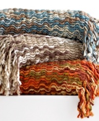 It's time to cozy up on the couch with this throw from Westerly bedding, featuring a hand-dyed crochet knit for an ultra-soft hand that will keep you toasty on cool nights. Chose from a variety of multi-colored patterns. It's time to cozy up on the couch with this throw from Westerly bedding, featuring a hand-dyed crochet knit for an ultra-soft hand that will keep you toasty on cool nights. Chose from a variety of multi-colored patterns.