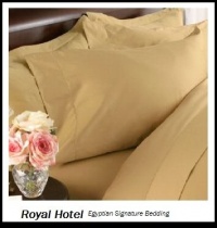 Royal Hotel's Solid Gold 800-Thread-Count 3pc King Duvet-Cover 100-Percent Egyptian Cotton, Sateen Solid Royal Hotel's Solid Gold 800-Thread-Count 3pc King Duvet-Cover 100-Percent Egyptian Cotton, Sateen Solid