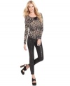 Allover sequins add high shine to these Kensie leggings for day-to-night glam!