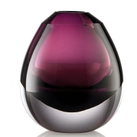 ROGASKA CRYSTAL Fashionably late amethyst Vase 14 cm ROGASKA CRYSTAL Fashionably late amethyst Vase 14 cm