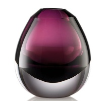 ROGASKA CRYSTAL Fashionably late amethyst Vase 14 cm