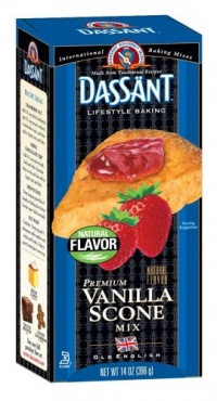 Dassant Vanilla Scone Mix, 14 Ounce Boxes (Pack of 6) Dassant Vanilla Scone Mix, 14 Ounce Boxes (Pack of 6)